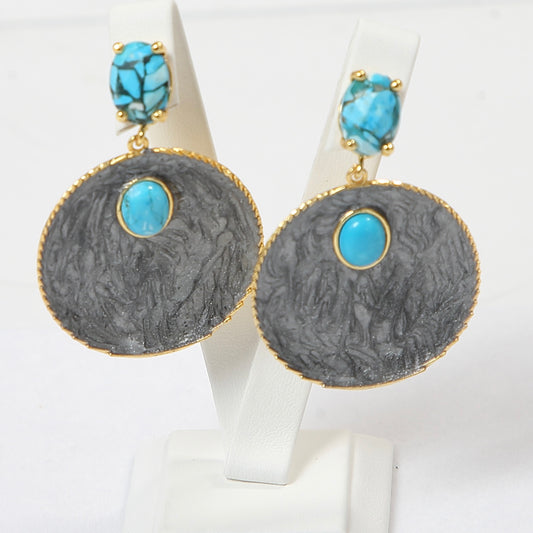 Turquoise Statement Earrings