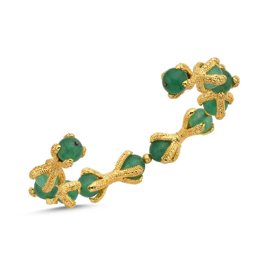 Green Chalcedony Bracelet