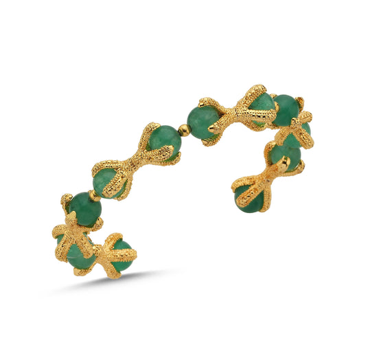 Green Chalcedony Bracelet