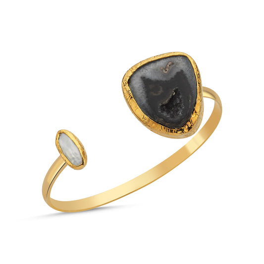 Midnight Agate Harmony Cuff