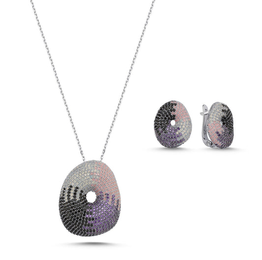 purple ombre set - Jewelry Sets