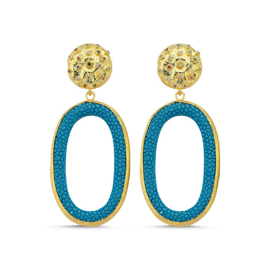 Eli Turquoise Earrings