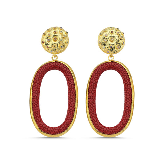 Eli Red Earrings