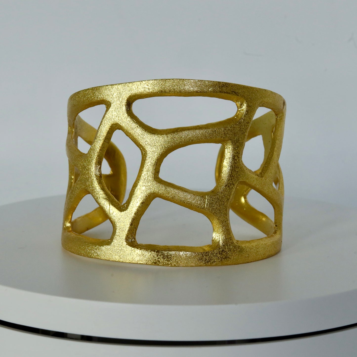 Geometric Gold Plated Bracelet