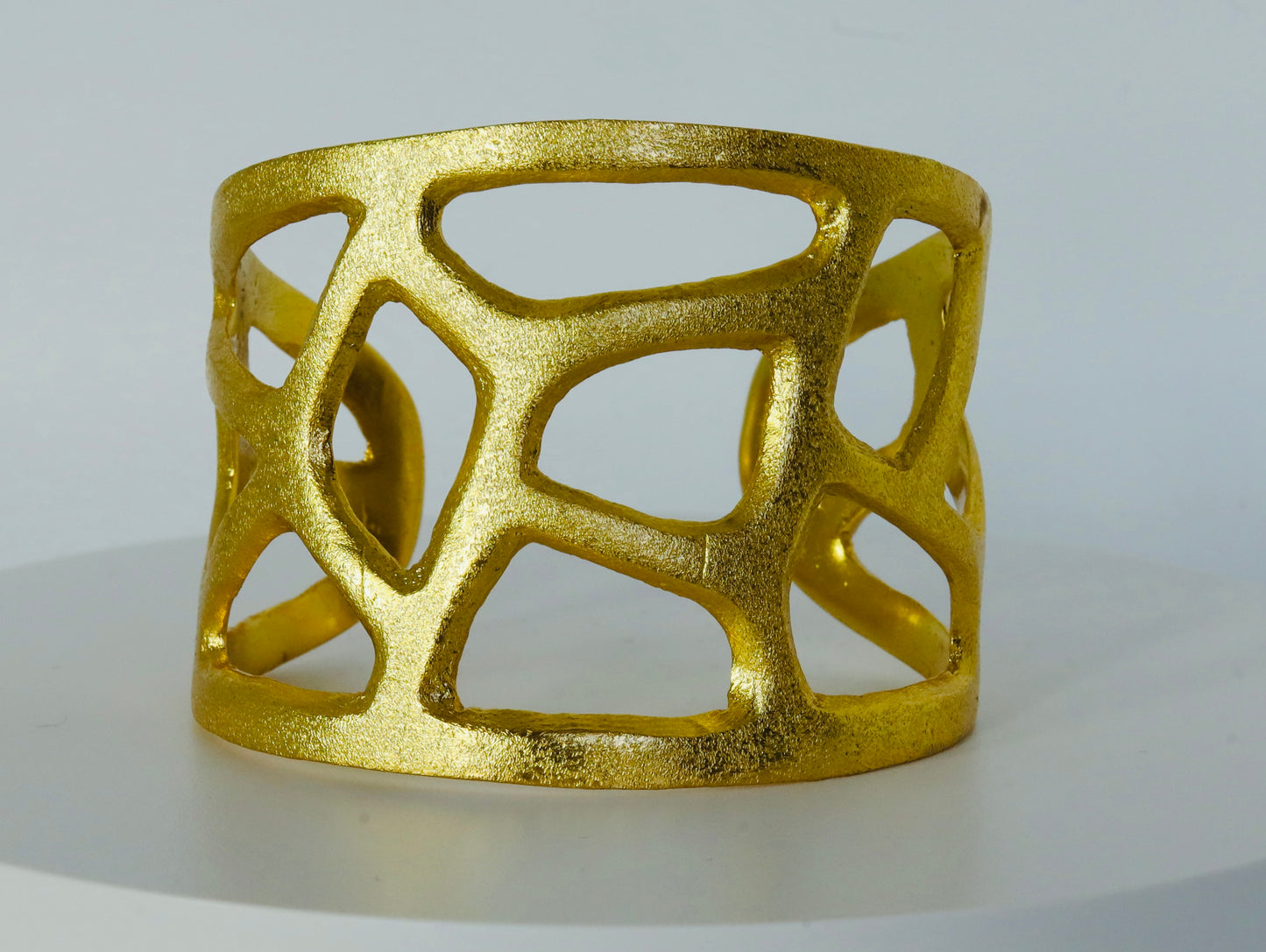 Geometric Gold Plated Bracelet