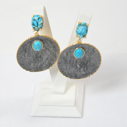 Turquoise Statement Earrings