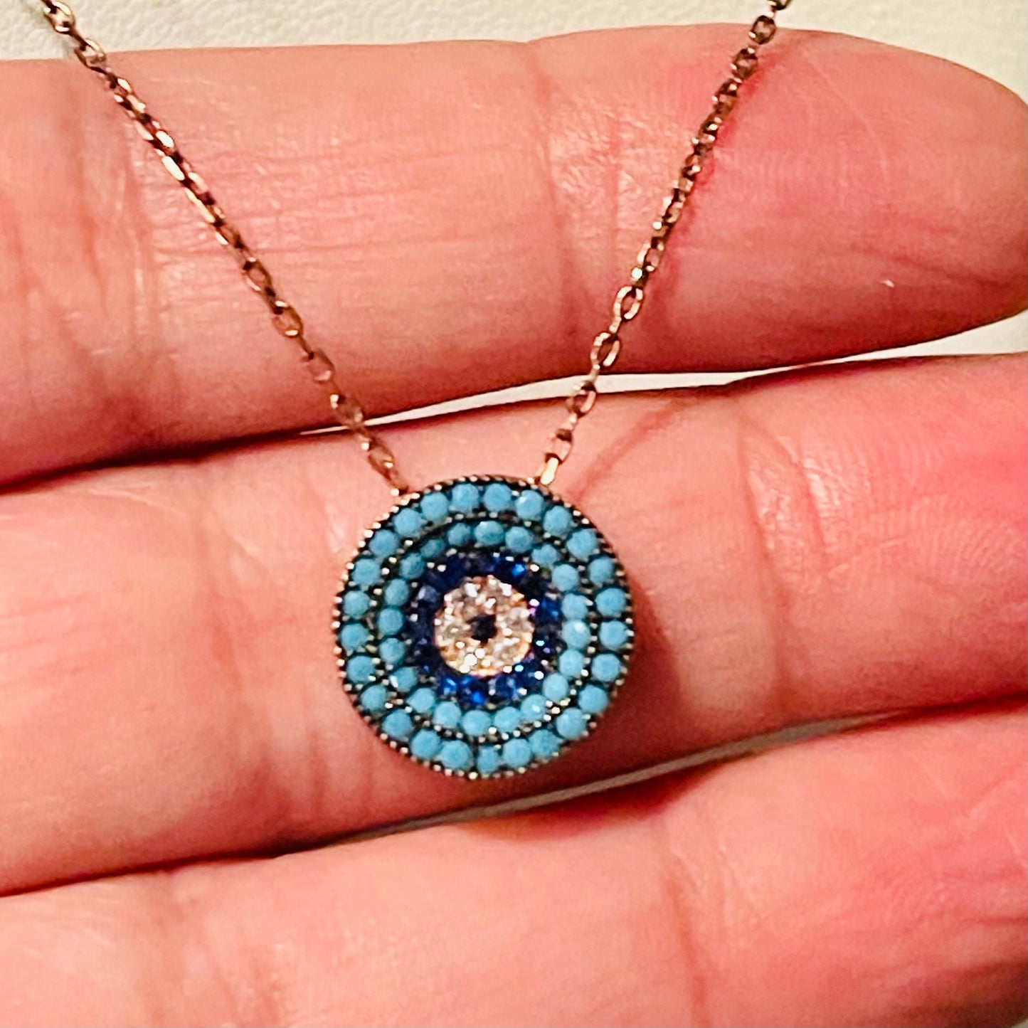 925 Silver Evil Eye Necklace 8