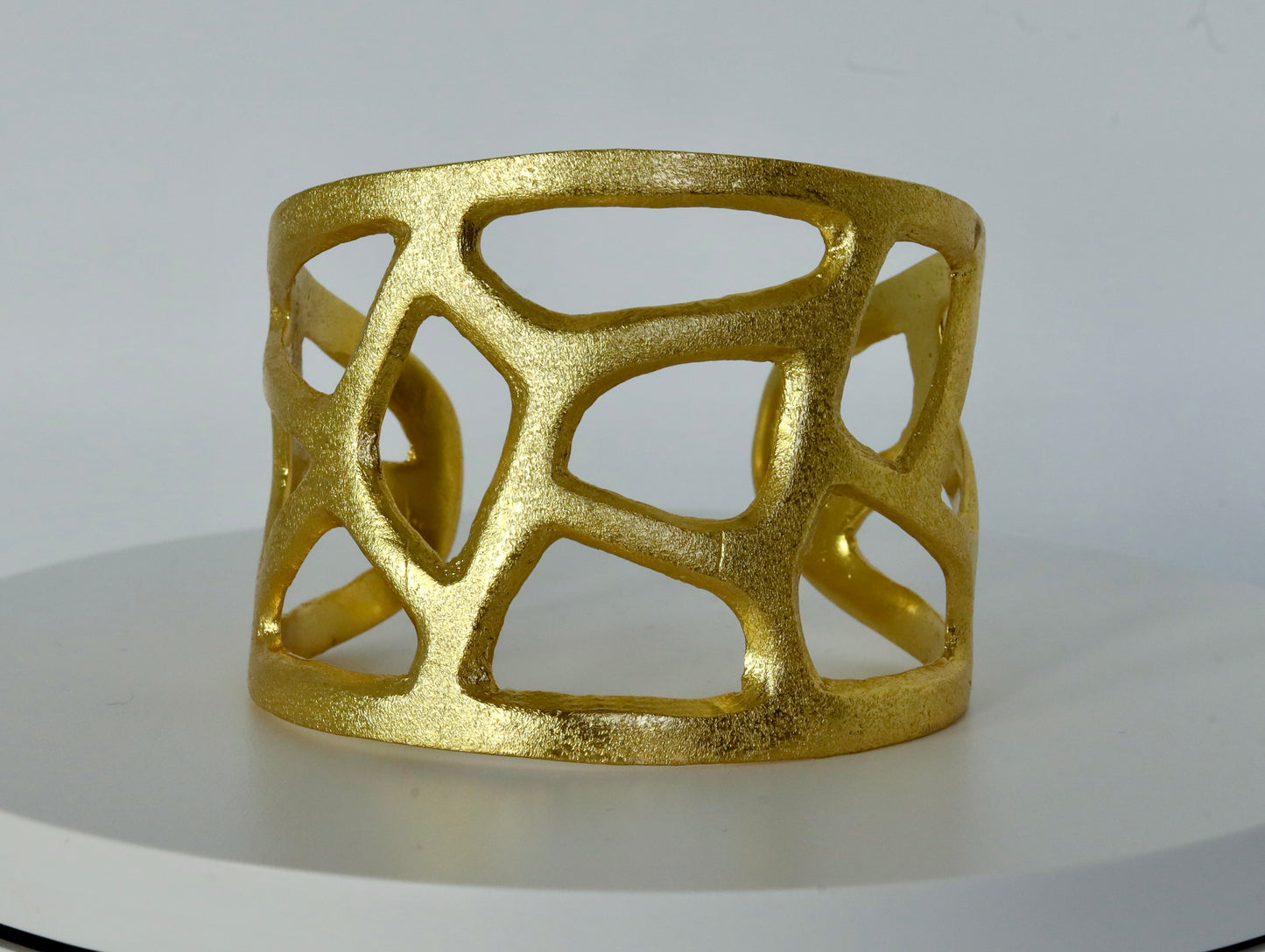 Geometric Gold Plated Bracelet