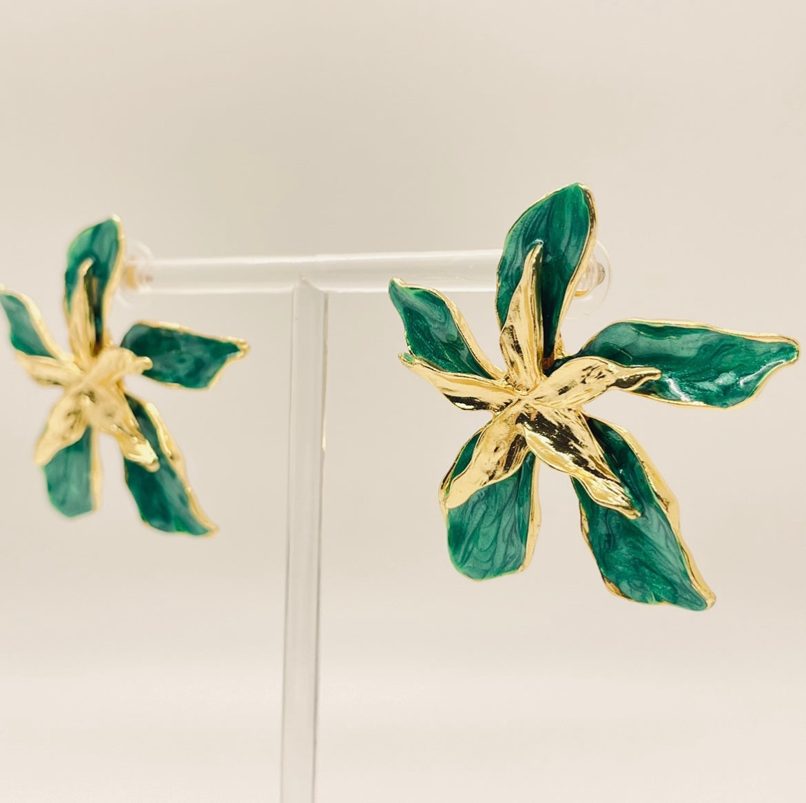 Bloom Green Earrings