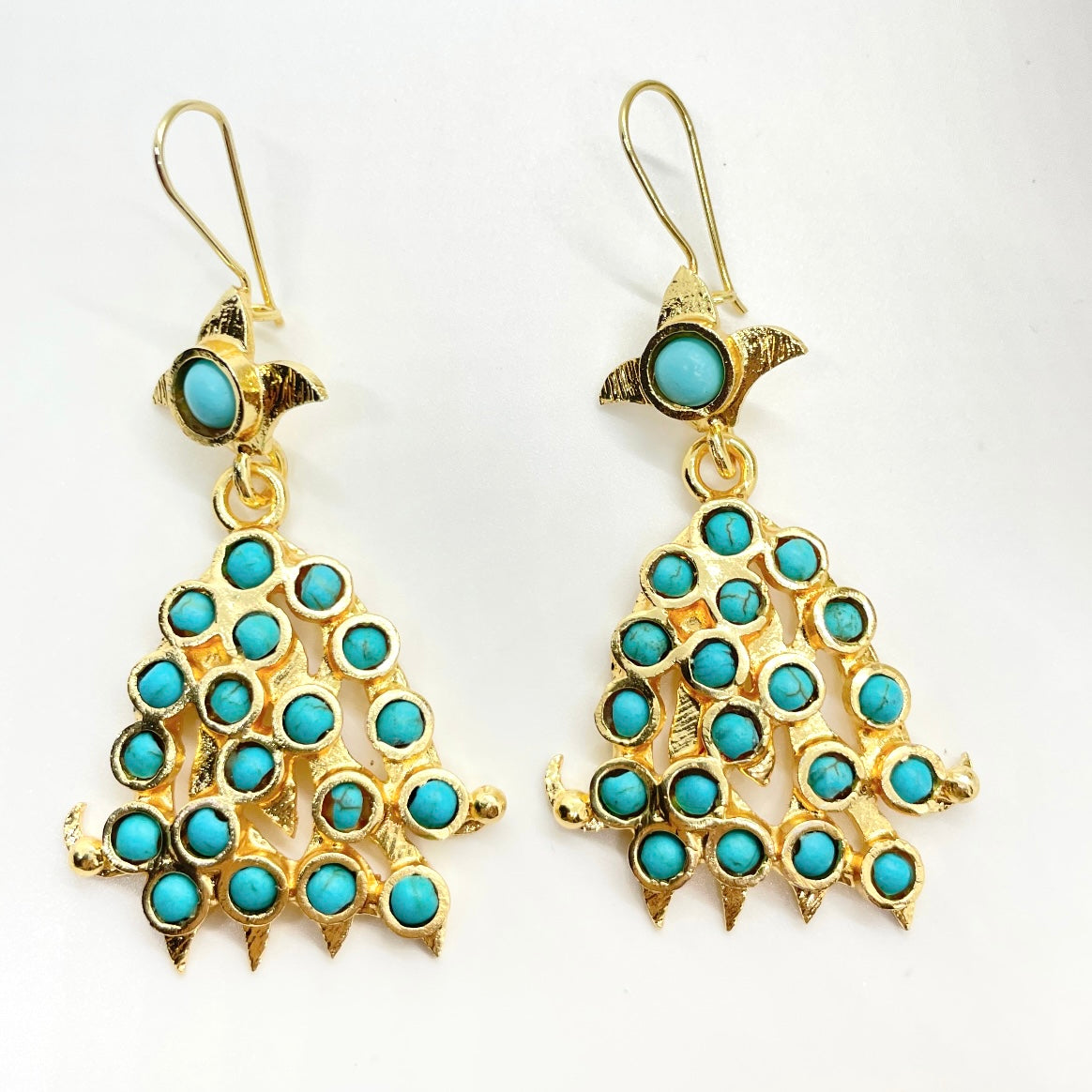 Turquoise Chandelier Drops