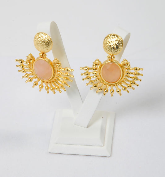 Peach Love Earrings