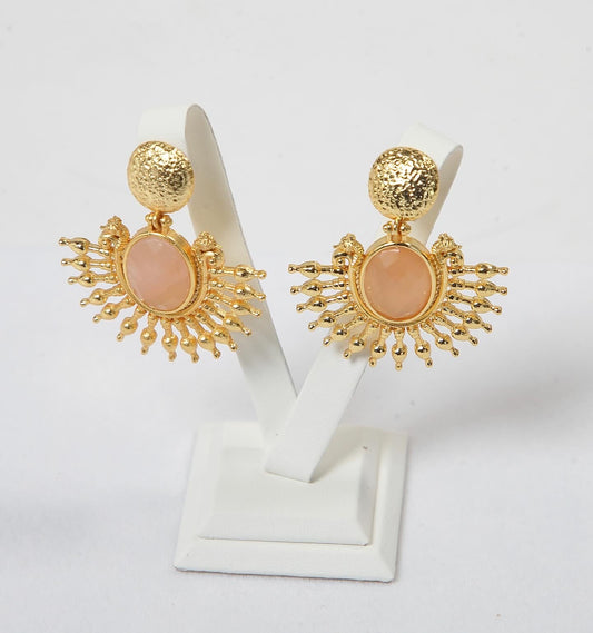 Peach Love Earrings