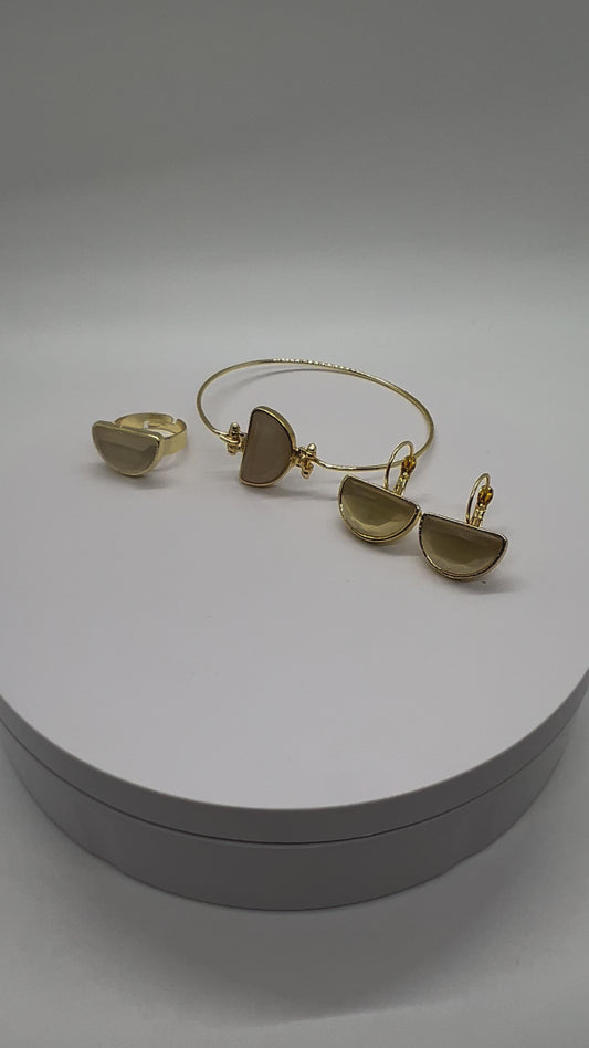 Agate Jewelry Set