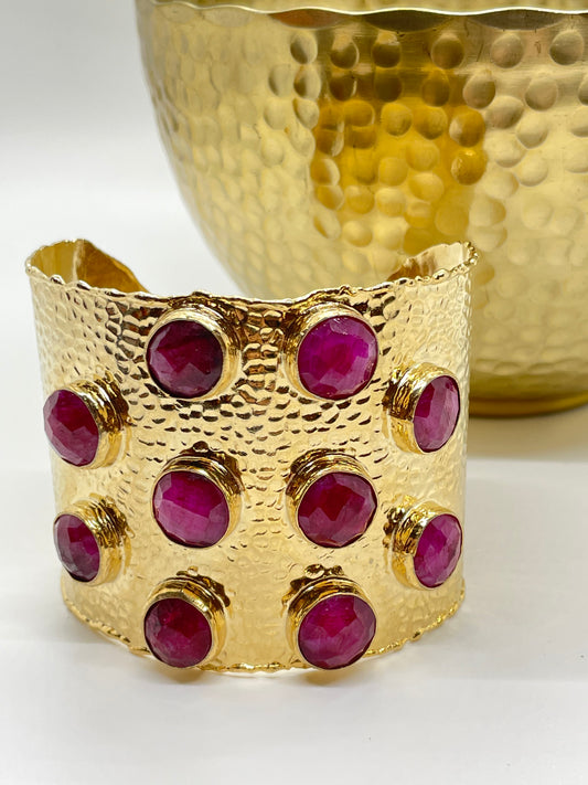 Kai Gold Plated Cuff Bracelet