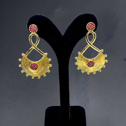 Golden Twist Earrings