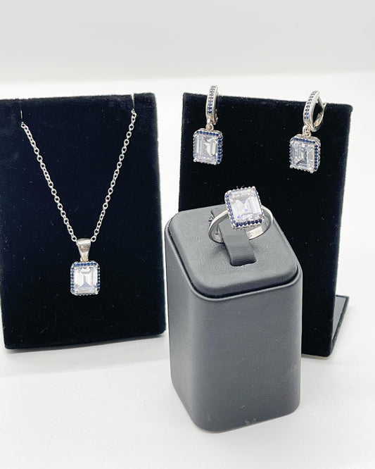 Sapphire Jewelry set